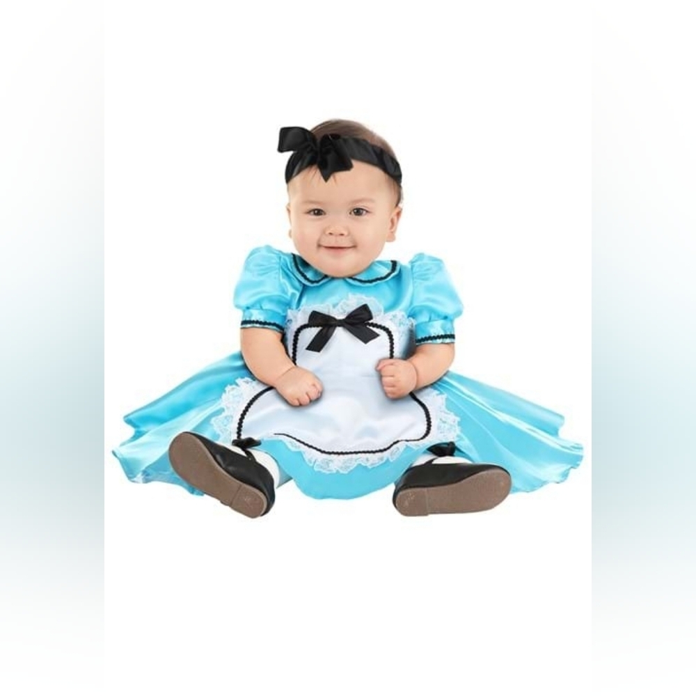 NIB Baby Adventurous Alice In Wonderland Infant Costume- 12- 18 Months- Cosplay